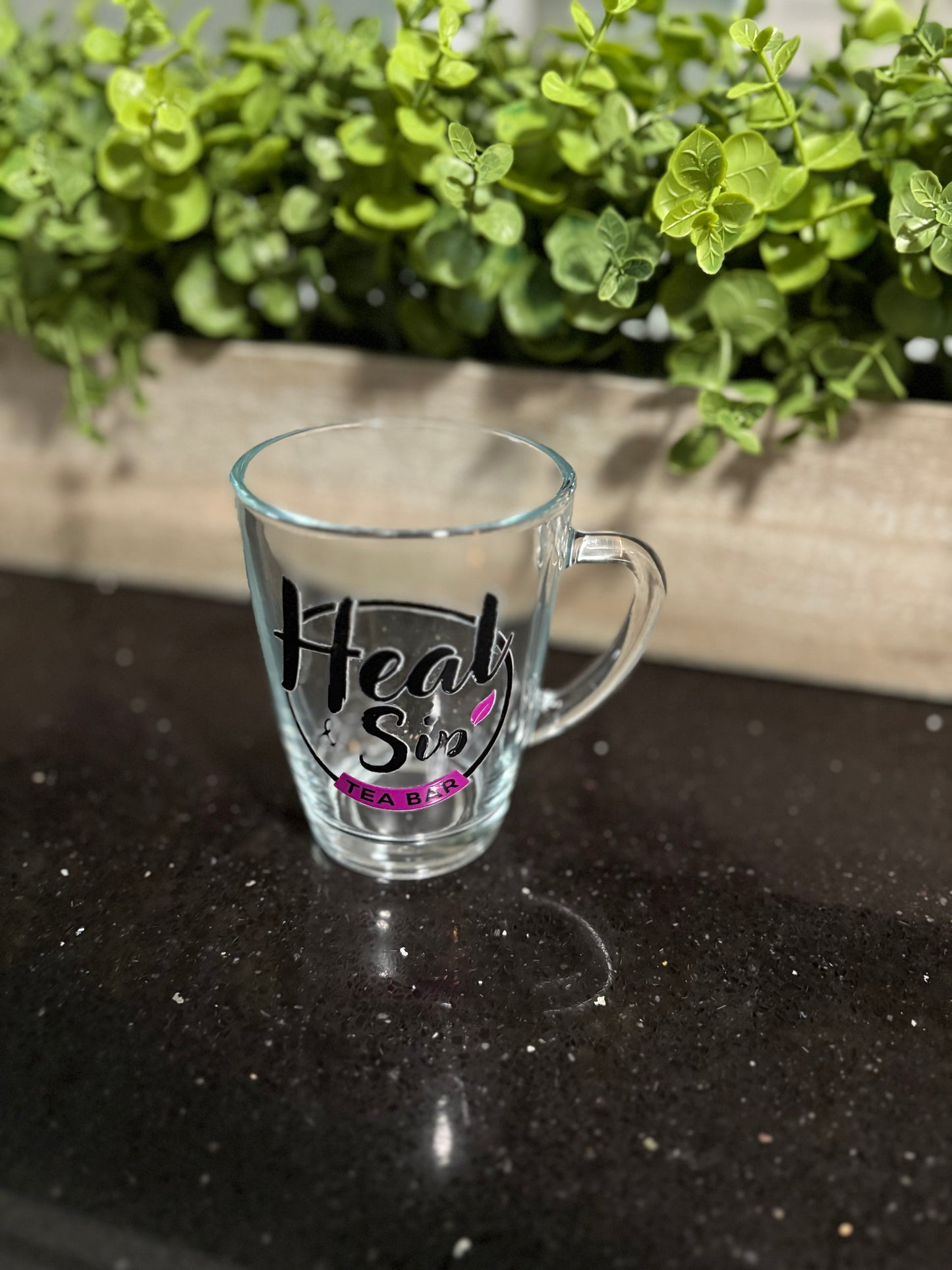 Heal & Sip Glass Mug