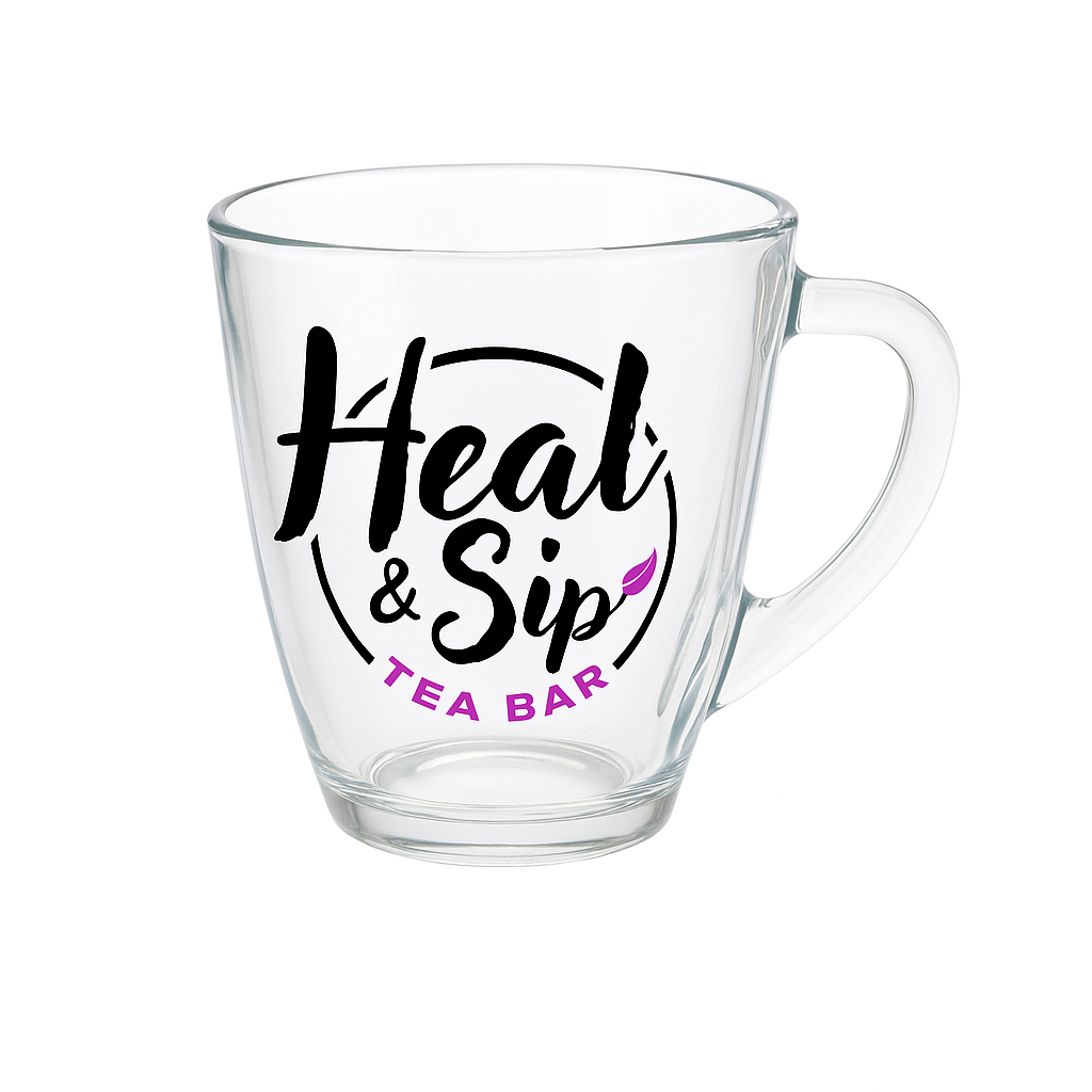 Heal & Sip Glass Mug