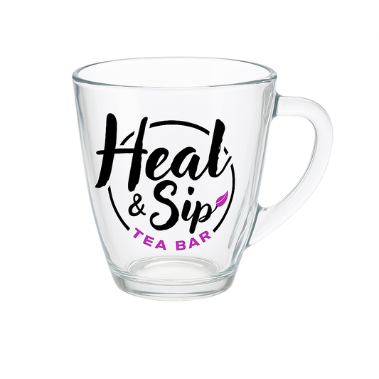 Heal & Sip Glass Mug
